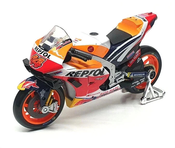 Maisto 1:18 Moto GP 2021 Repsol Honda Team Marc Marquez & Pol Espargaro Diecast Motorcycle