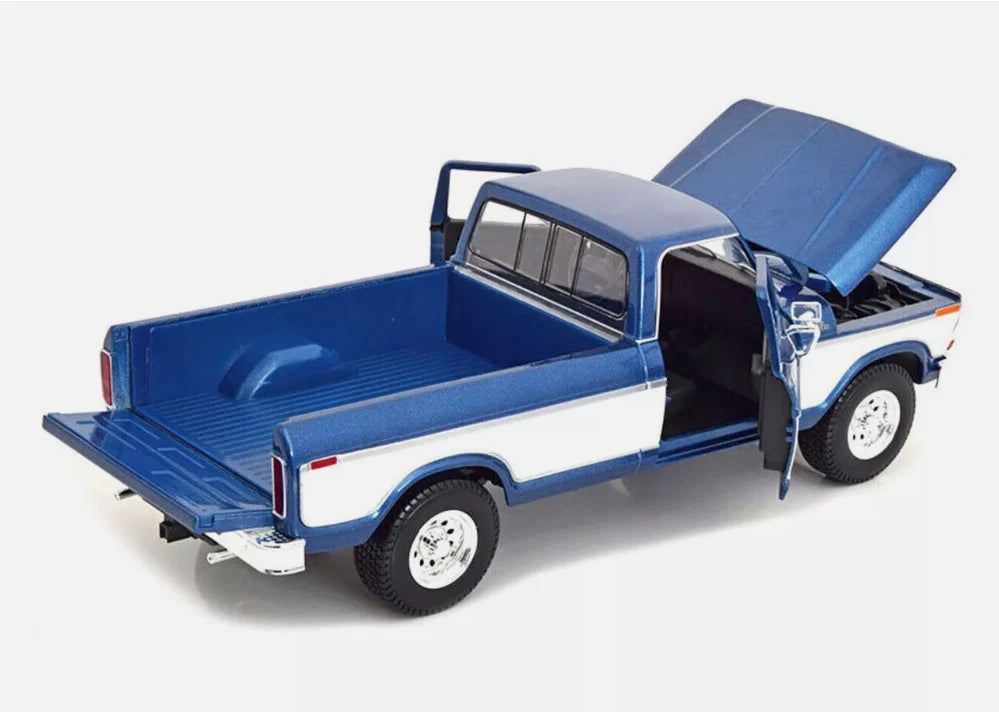 Maisto 1:18 Special Edition 1979 Ford F150 Pick-Up Blue Diecast Model Car