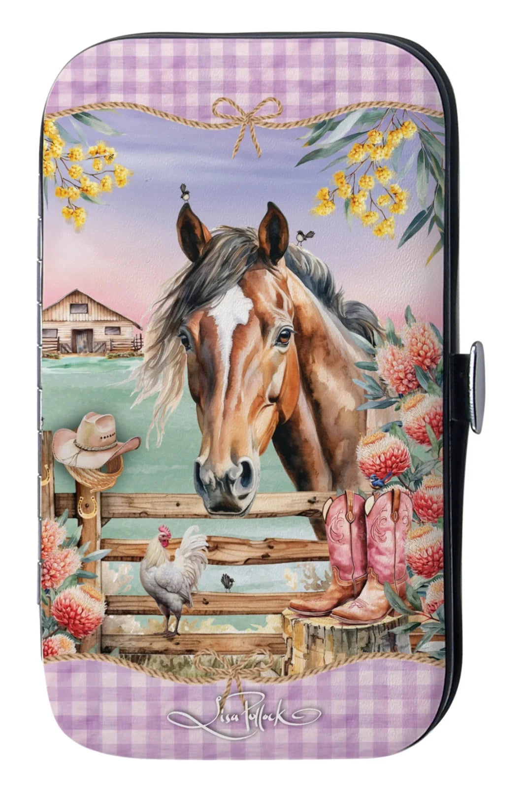 Lisa Pollock Manicure Set - Country Dusk Handy Compact Manicure Travel 5pc Set