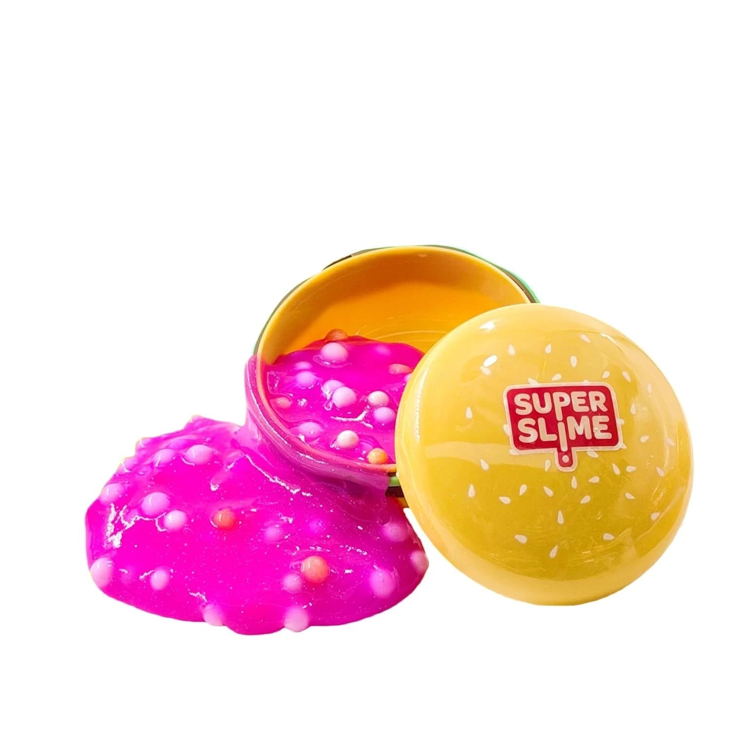 Burger Sensory Toy - Burger Shape Colourful Putty Slime Foam Beads