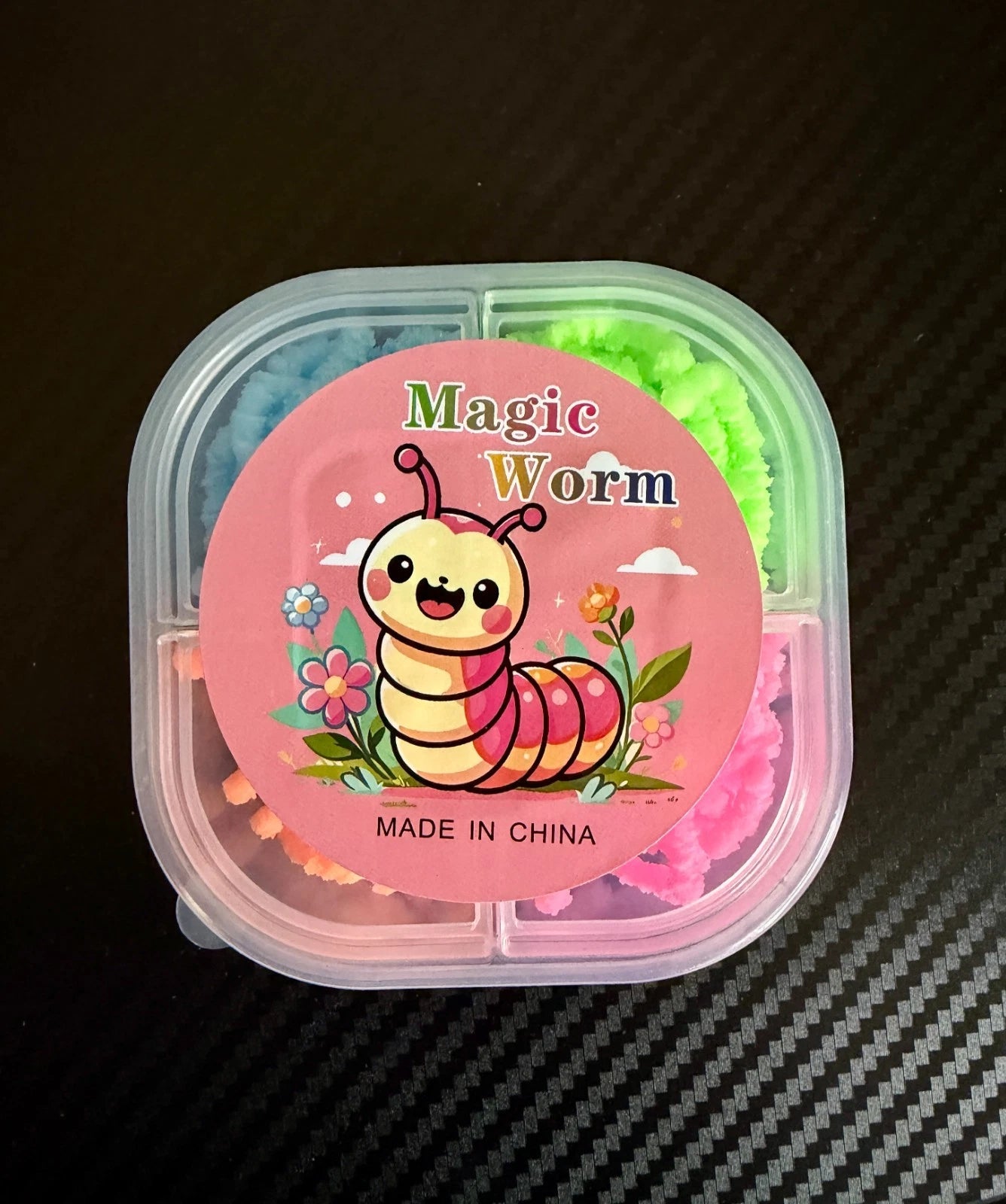 Magic Worms - Squirmy Worms in 4 Colors - Wiggle Jiggle & Squeeze Sensory Toy