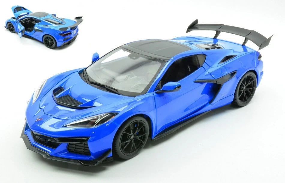 Maisto 1:18 Corvette ZR1 Coupe Blue Special Edition Diecast Model