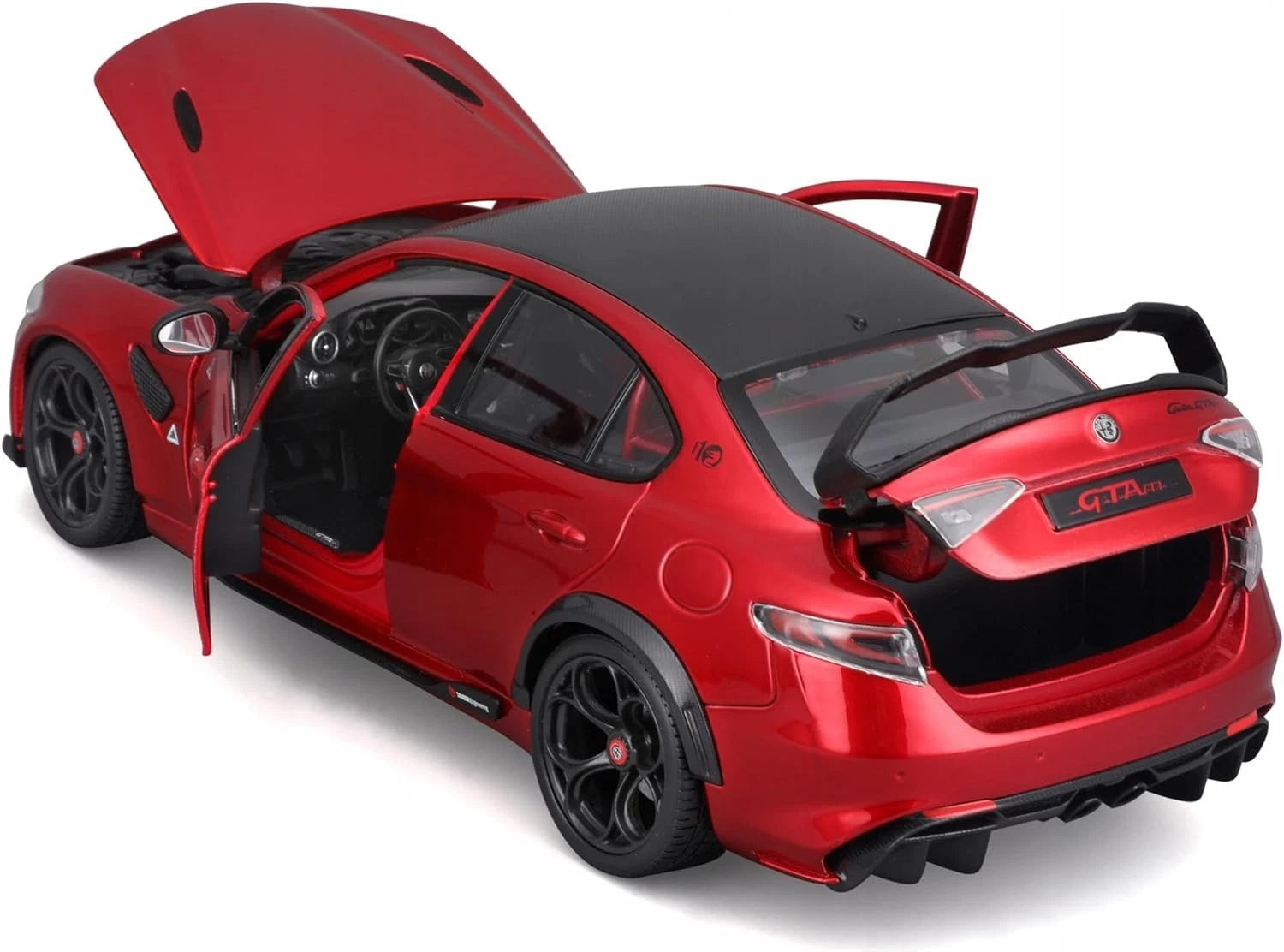 Bburago 1:18 Alfa Romeo Giulia GTAm Metallic Red Diecast Model Car