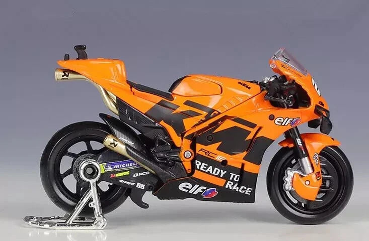 Maisto 1:18 Moto GP 2021 Tech3 KTM Factory Petrucci & Lecuona Diecast Motorcycle