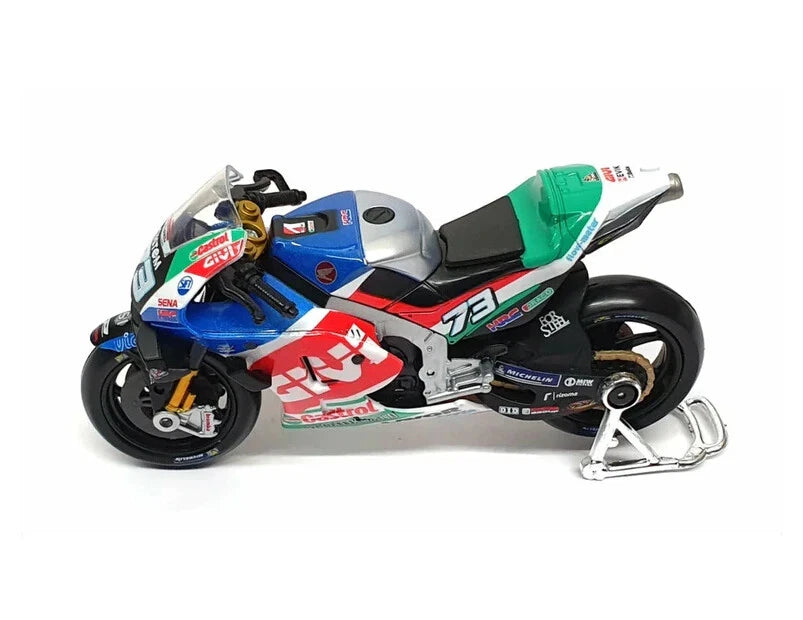 Maisto 1:18 Moto GP 2021 LCR Honda Castrol Alex Marquez #73 RC213V Diecast Motorcycle