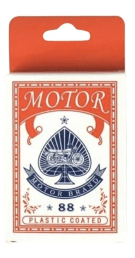 Motor High Quality Playing Card - Plastic Coated Card Classic Games/Poker - 2 Pack - Assorted
