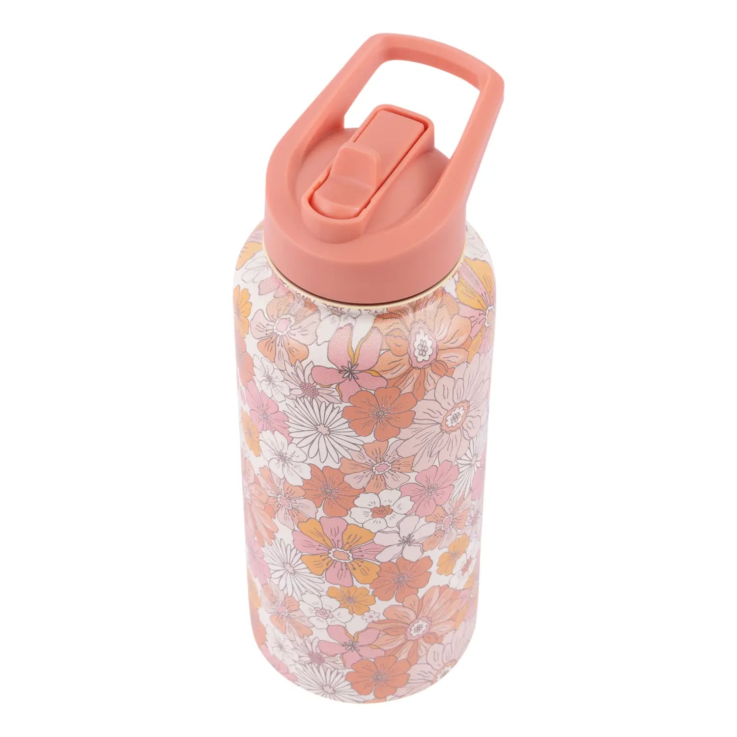 Sip By Splosh Retro Floral Water Bottle 950ml
