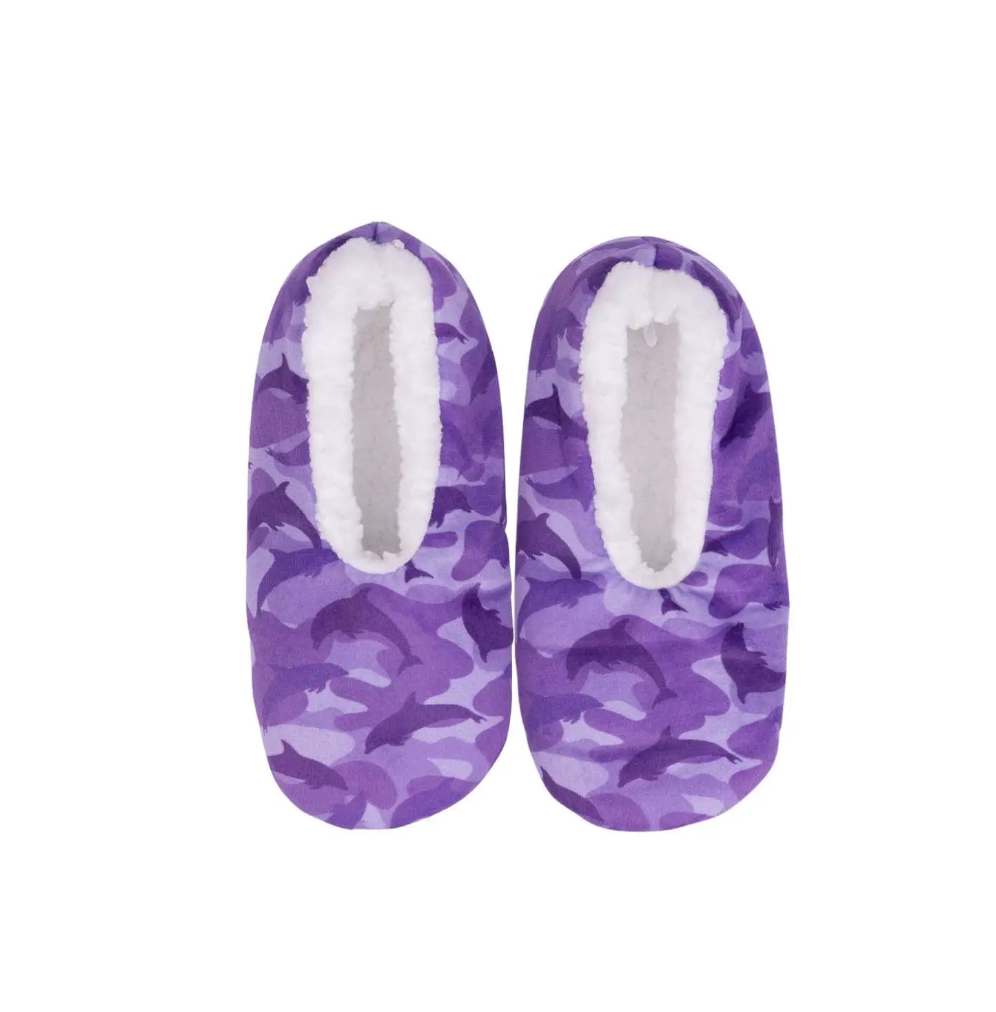SnugUps Kids Printed Dolphin Warm Booties Indoor Slippers