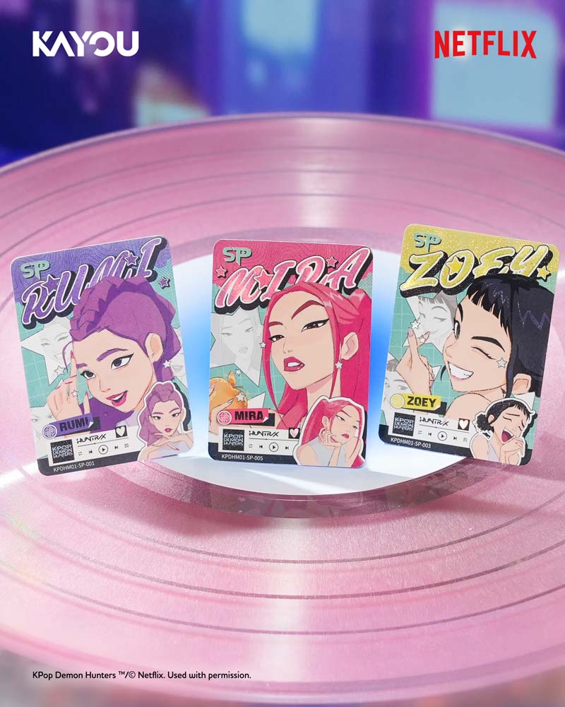 Kayou K-Pop Demon Hunters Collectible Trading Cards Special Mini Edition - 1 pack Each pack contains 3 mini collectible cards
