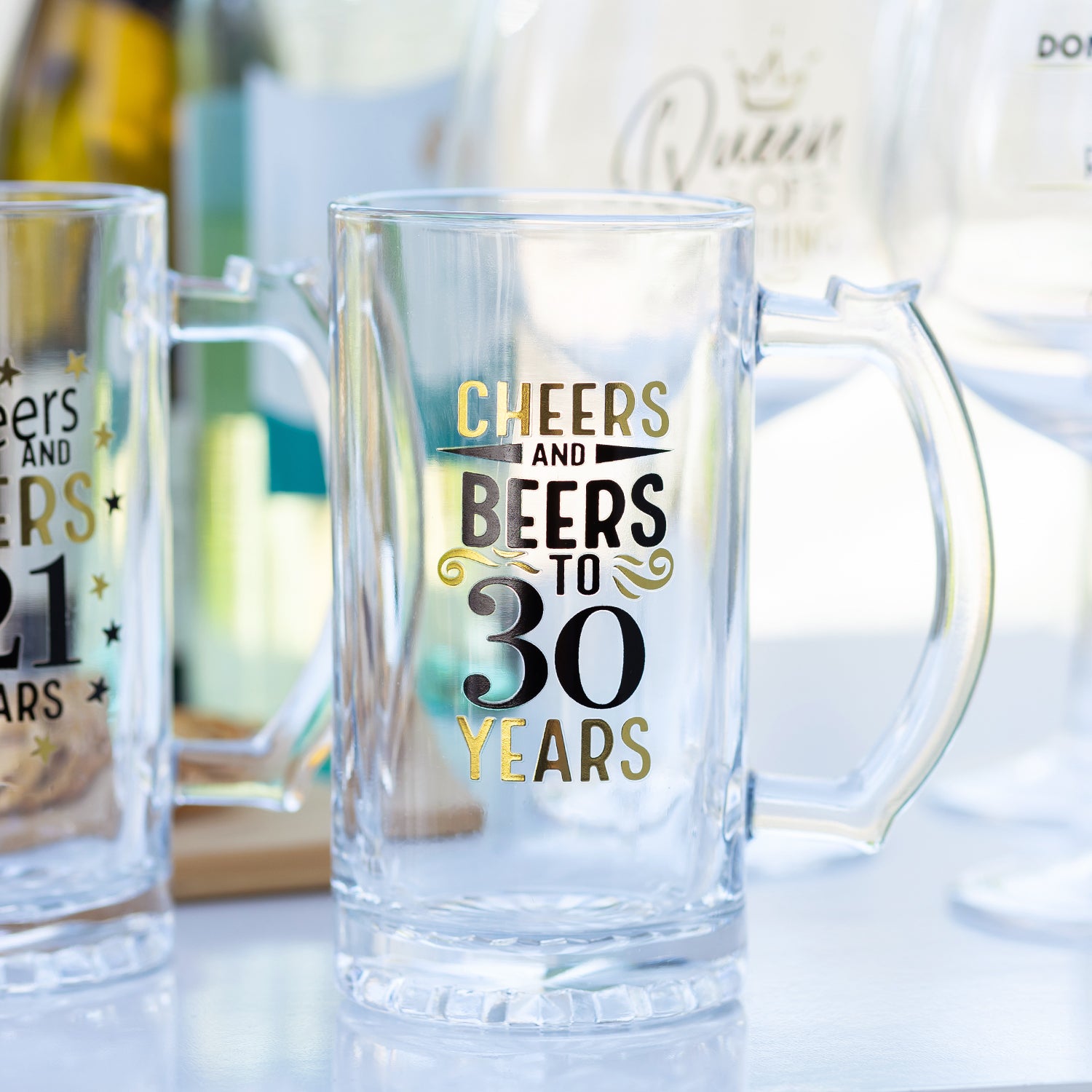 Splosh Sip Celebration 30th Beer Glass