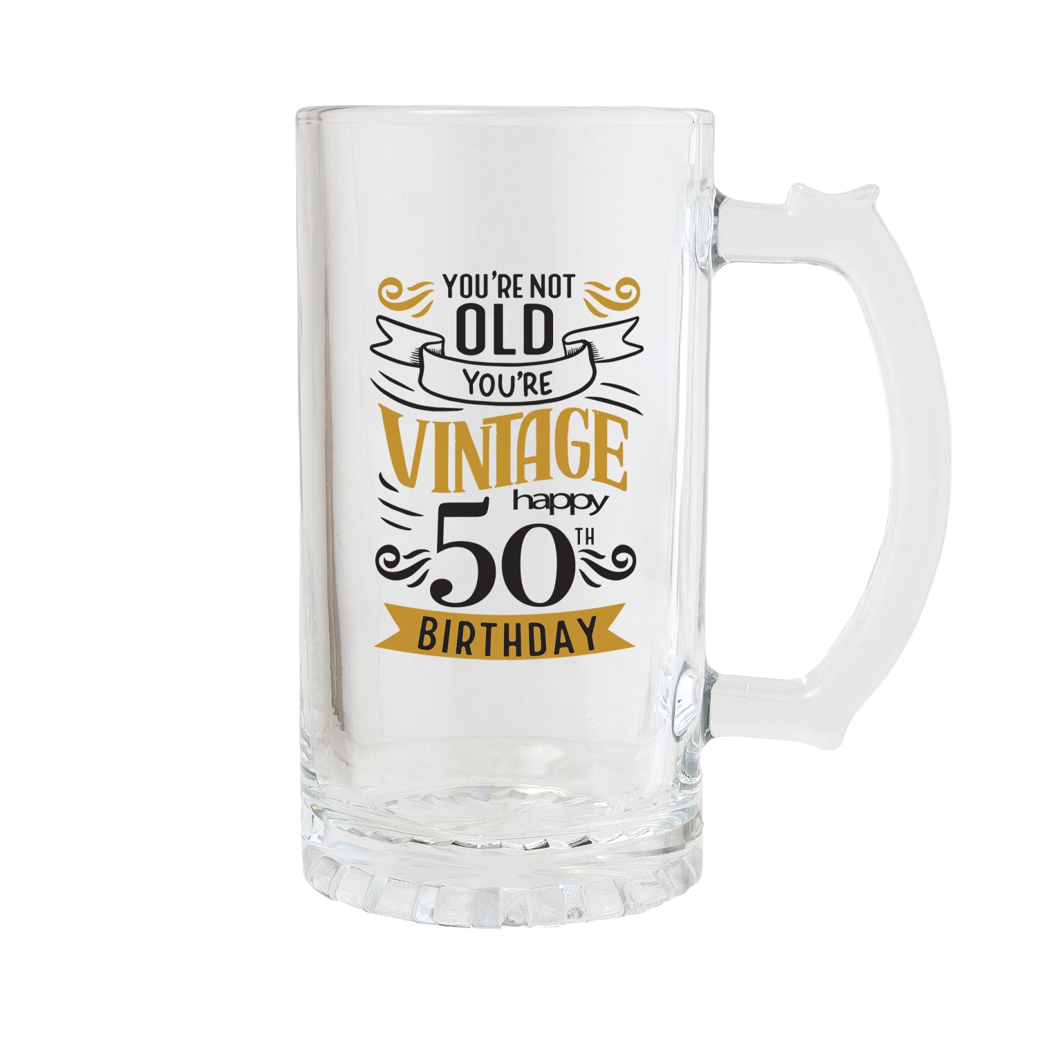 Splosh Sip Celebration 50th Beer Glass