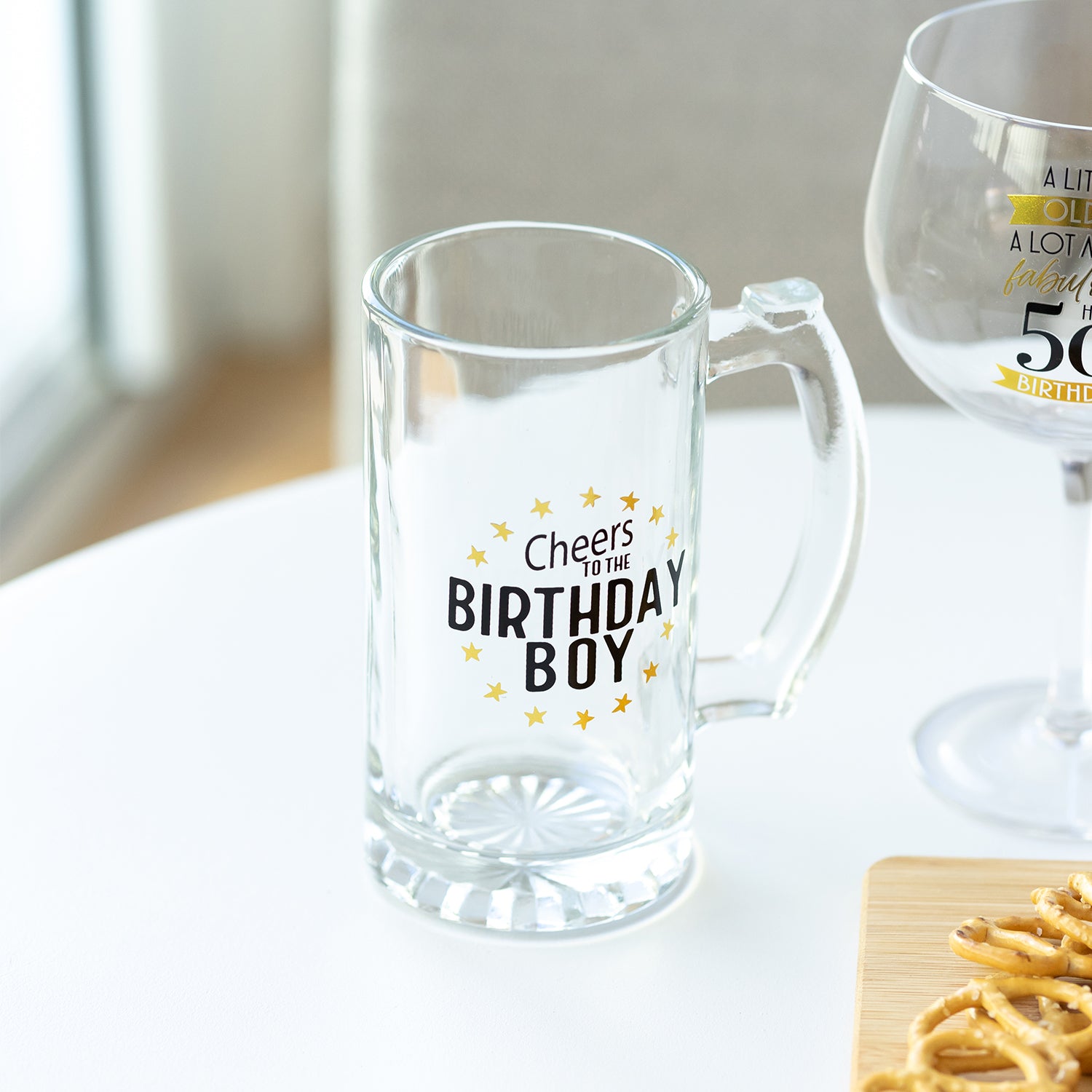 Splosh Sip Celebration Birthday Boy Beer Glass
