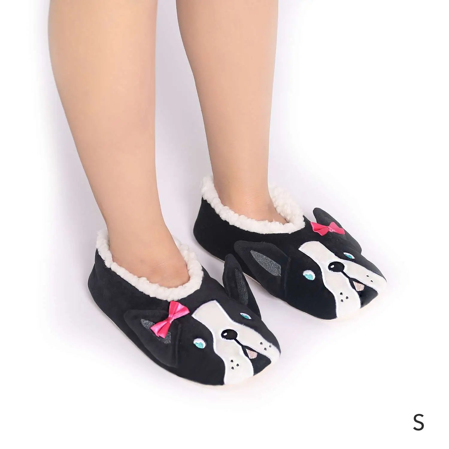 SnugUps Women's Animal Dog Warm Booties Indoor Slippers