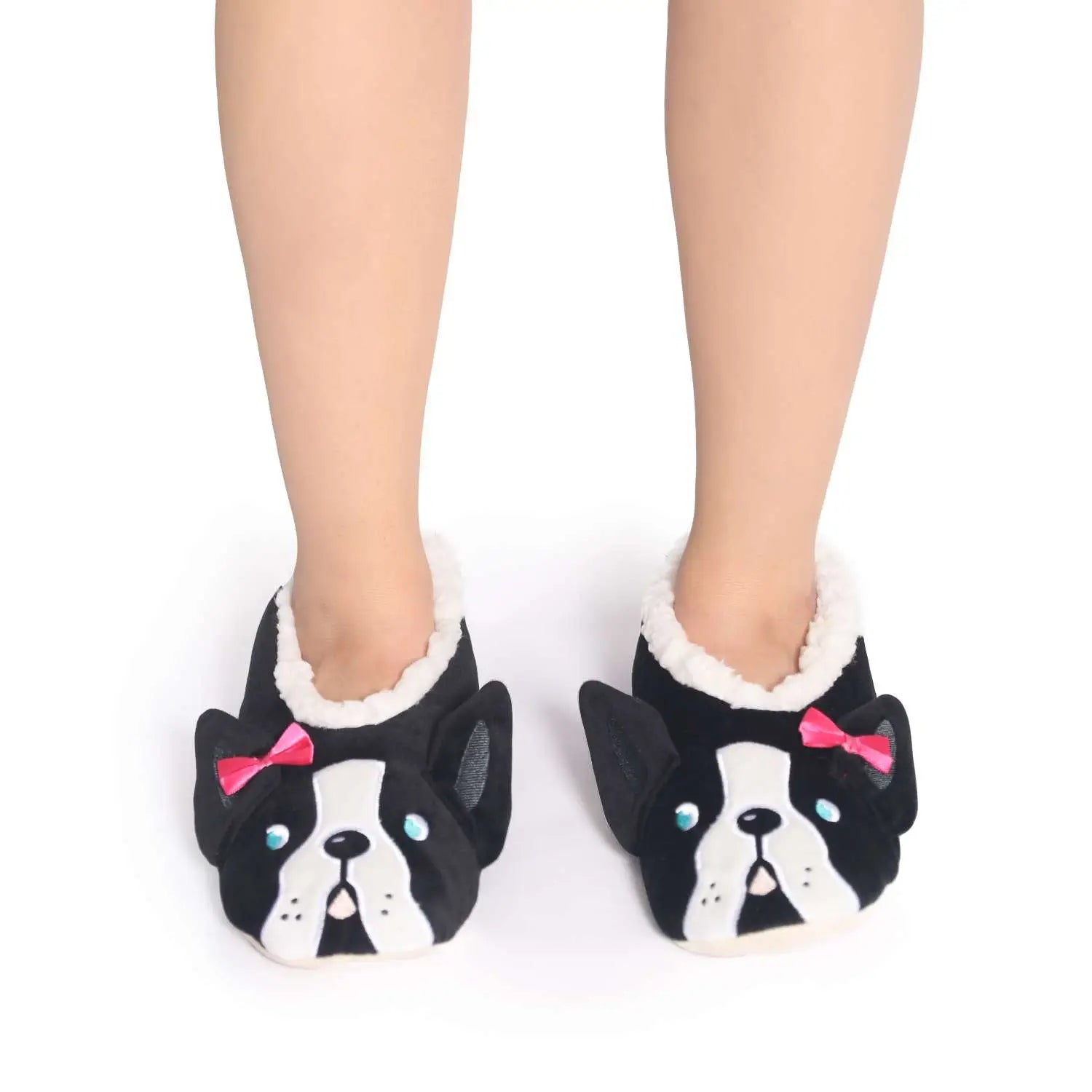SnugUps Women's Animal Dog Warm Booties Indoor Slippers