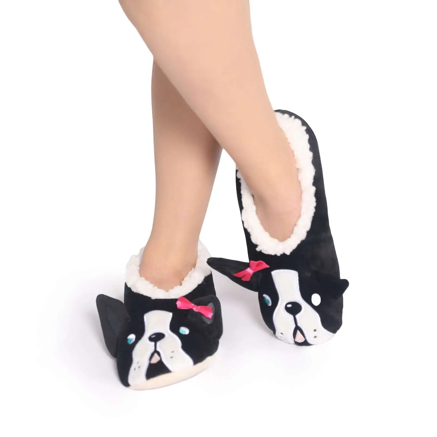 SnugUps Women's Animal Dog Warm Booties Indoor Slippers