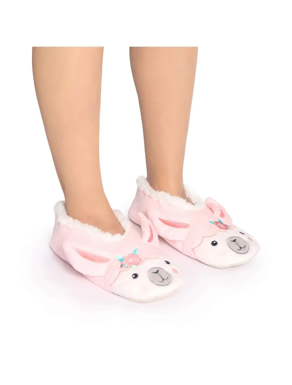 SnugUps Women's Animal Llama Warm Booties Indoor Slippers