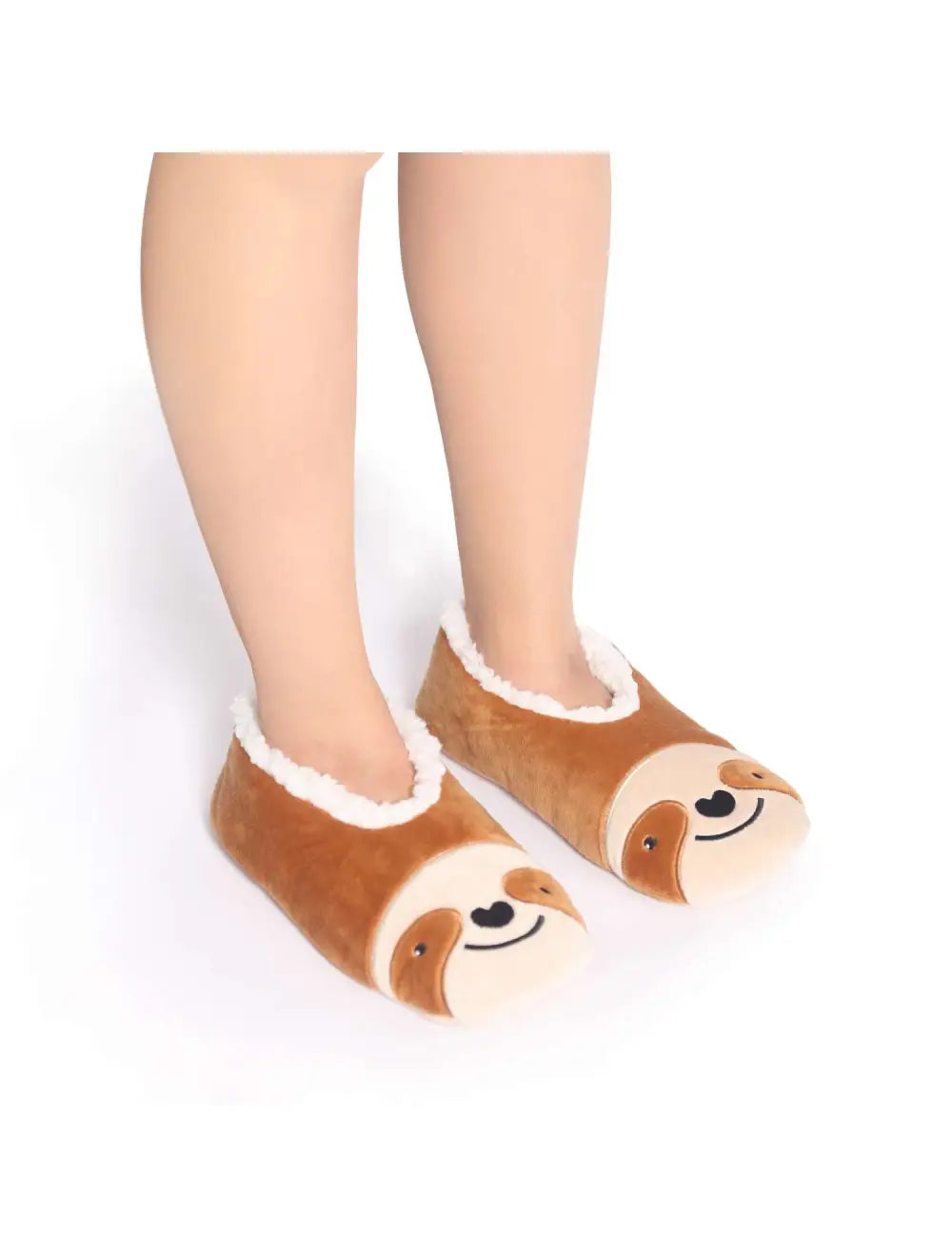 SnugUps Women's Animal Sloth Warm Booties Indoor Slippers