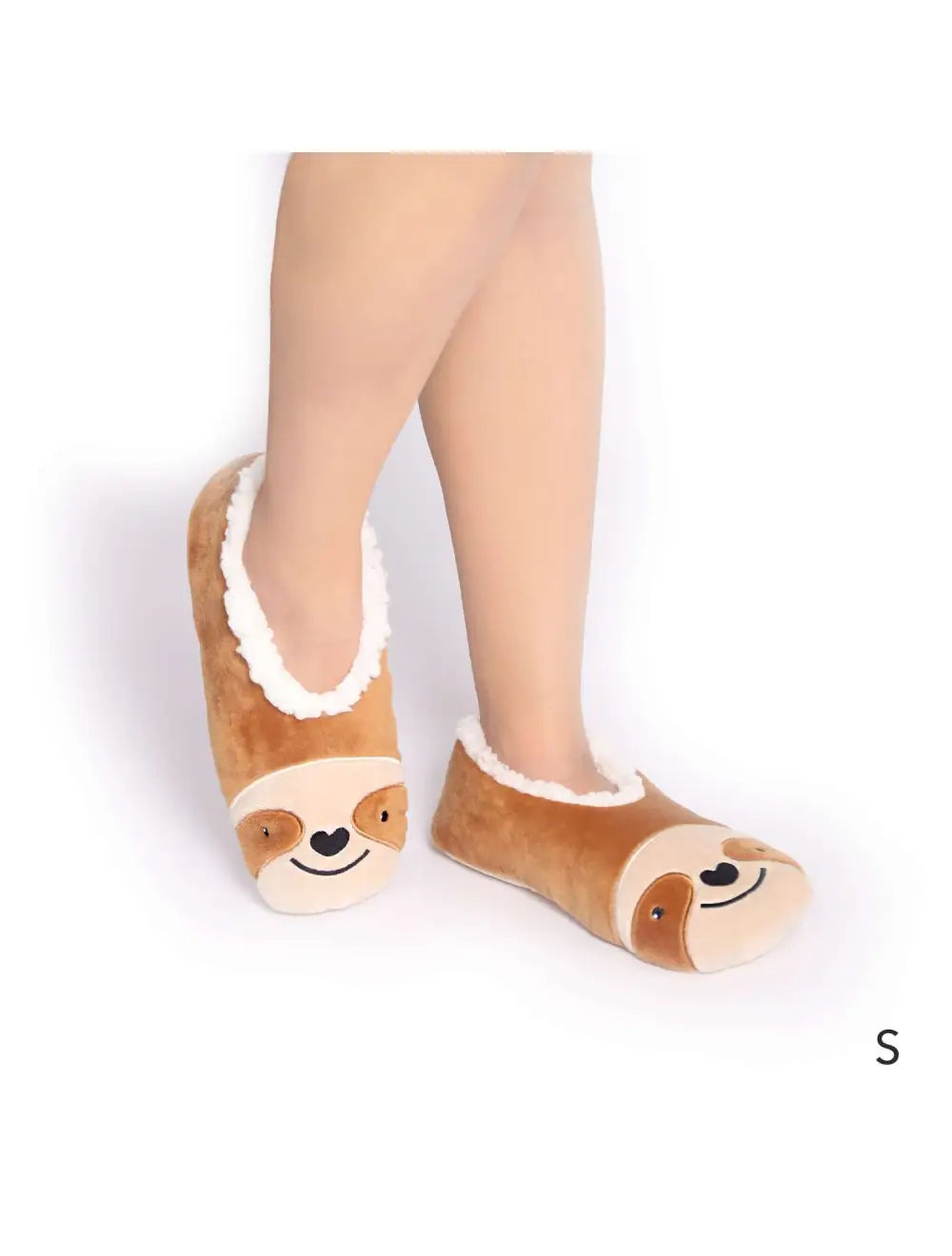 SnugUps Women's Animal Sloth Warm Booties Indoor Slippers