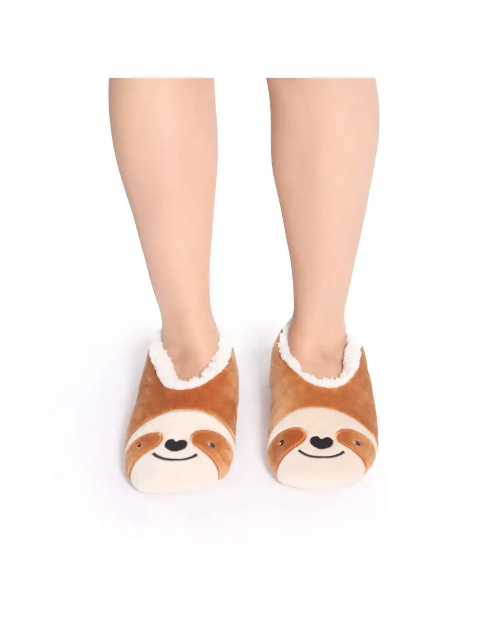 SnugUps Women's Animal Sloth Warm Booties Indoor Slippers