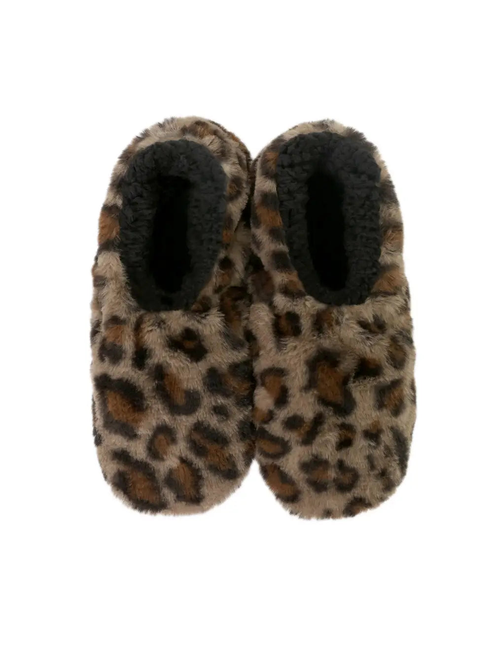 SnugUps Women's Leopard Caramel Warm Booties Indoor Slippers
