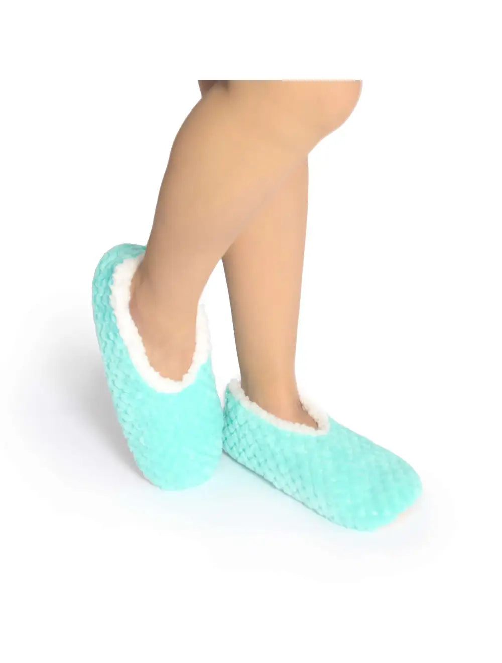 SnugUps Women's Soft Petal Aqua Winter Booties Warm Slippers