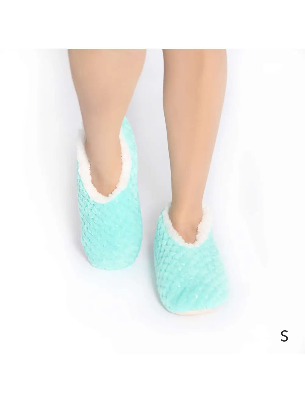 SnugUps Women's Soft Petal Aqua Winter Booties Warm Slippers