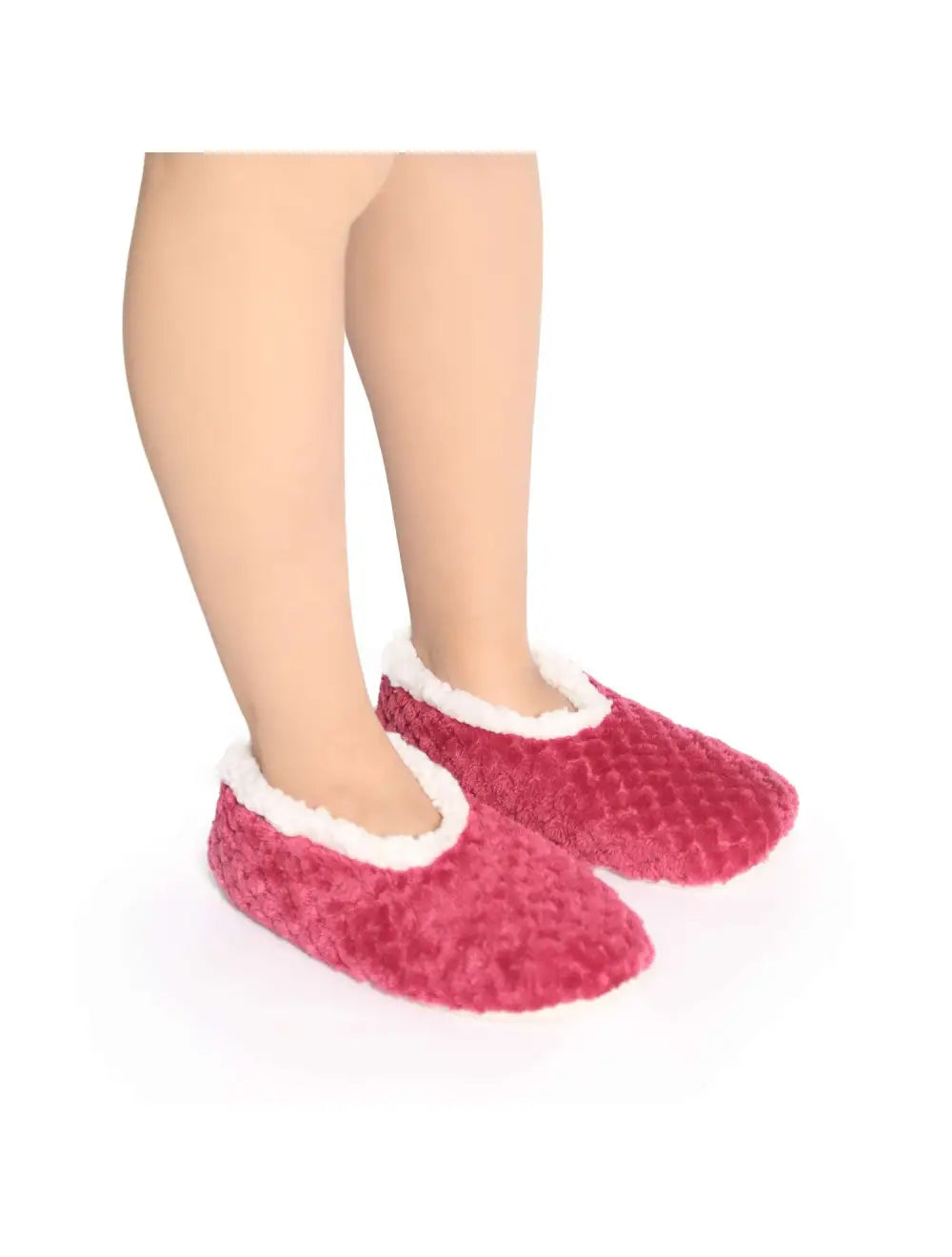 SnugUps Women's Soft Petal Burgundy Winter Booties Warm Slippers
