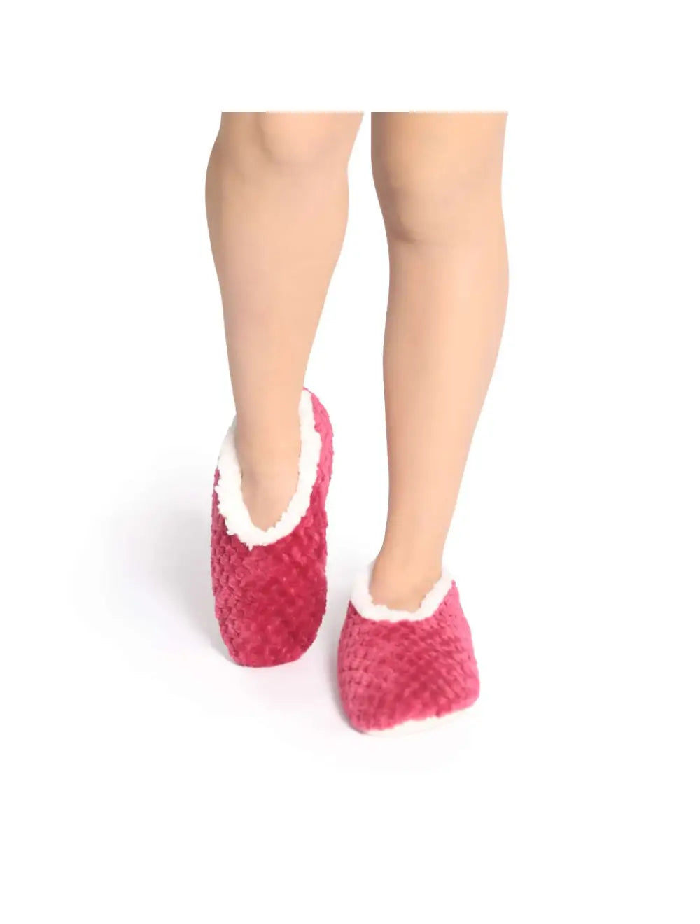 SnugUps Women's Soft Petal Burgundy Winter Booties Warm Slippers