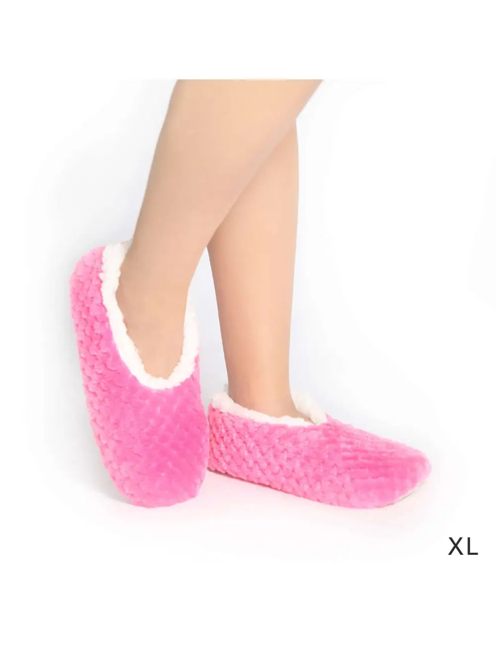 SnugUps Women's Soft Petal Pink Winter Booties Warm Slippers