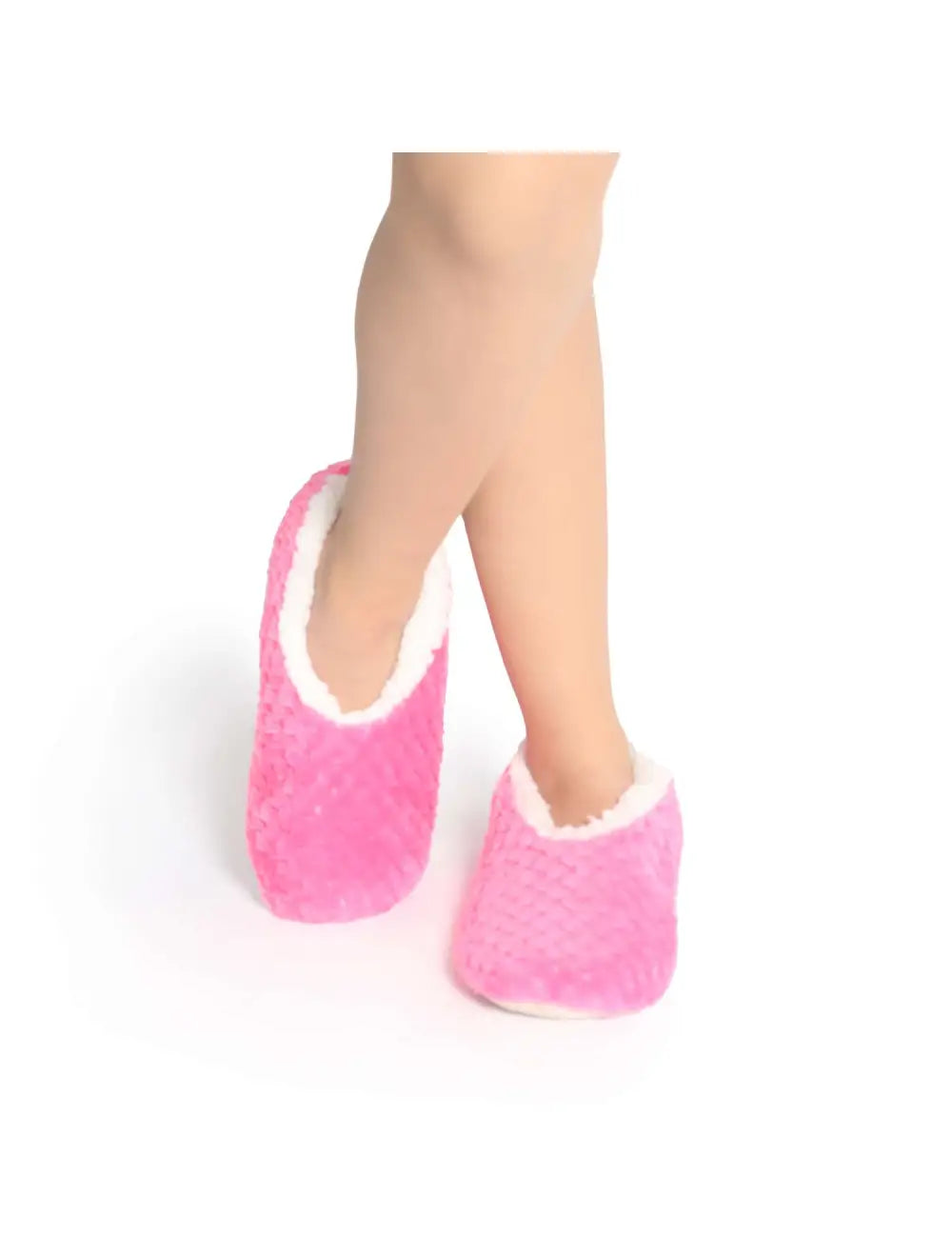SnugUps Women's Soft Petal Pink Winter Booties Warm Slippers