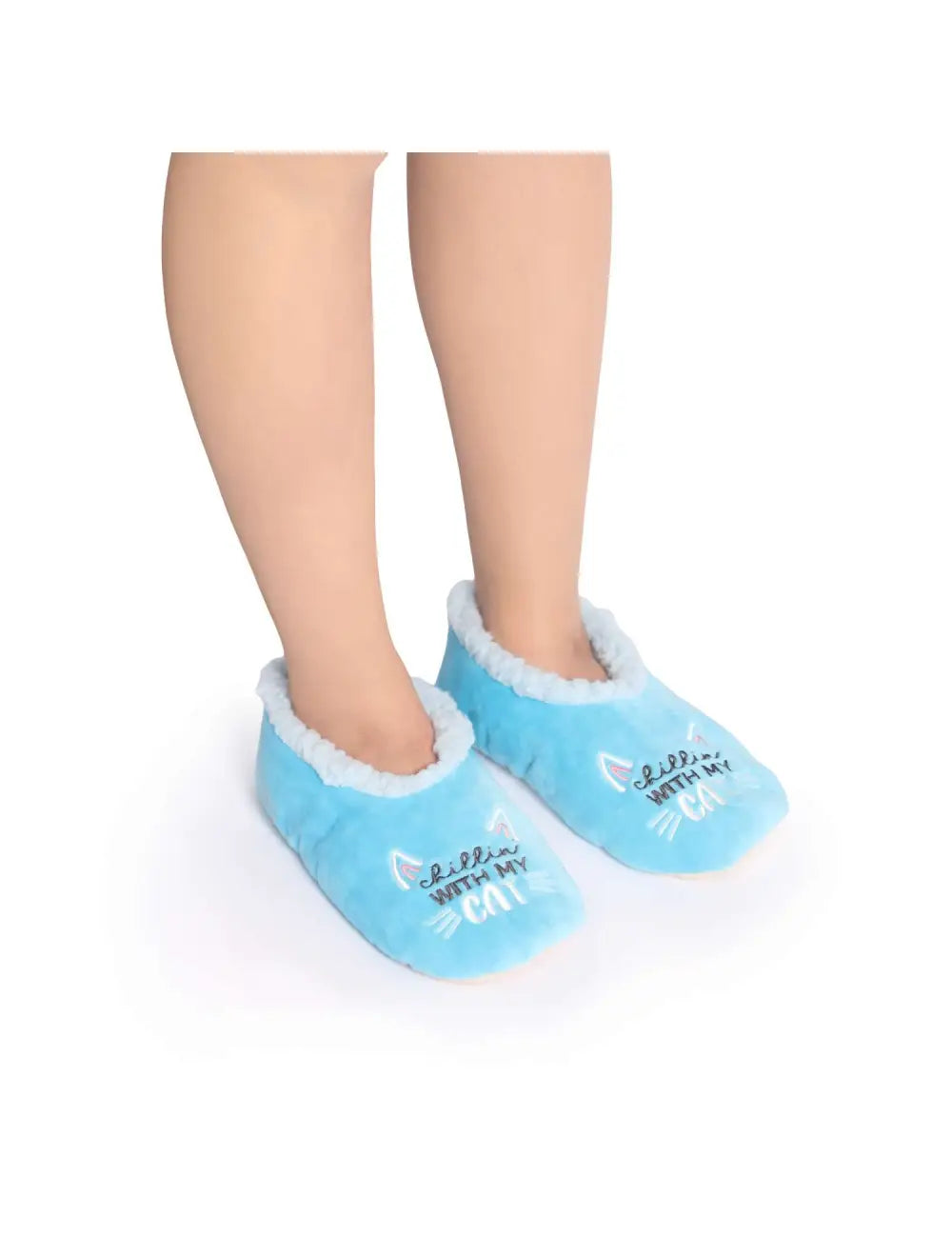 SnugUps Women's Quote Cat Winter Booties Warm Slippers