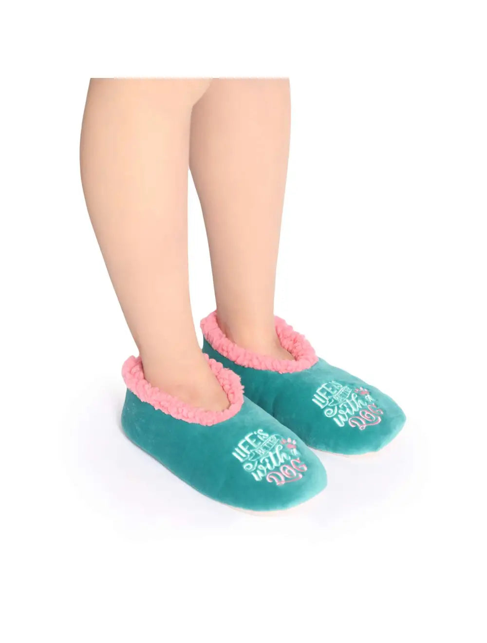 SnugUps Women's Quote Dog Winter Booties Warm Slippers