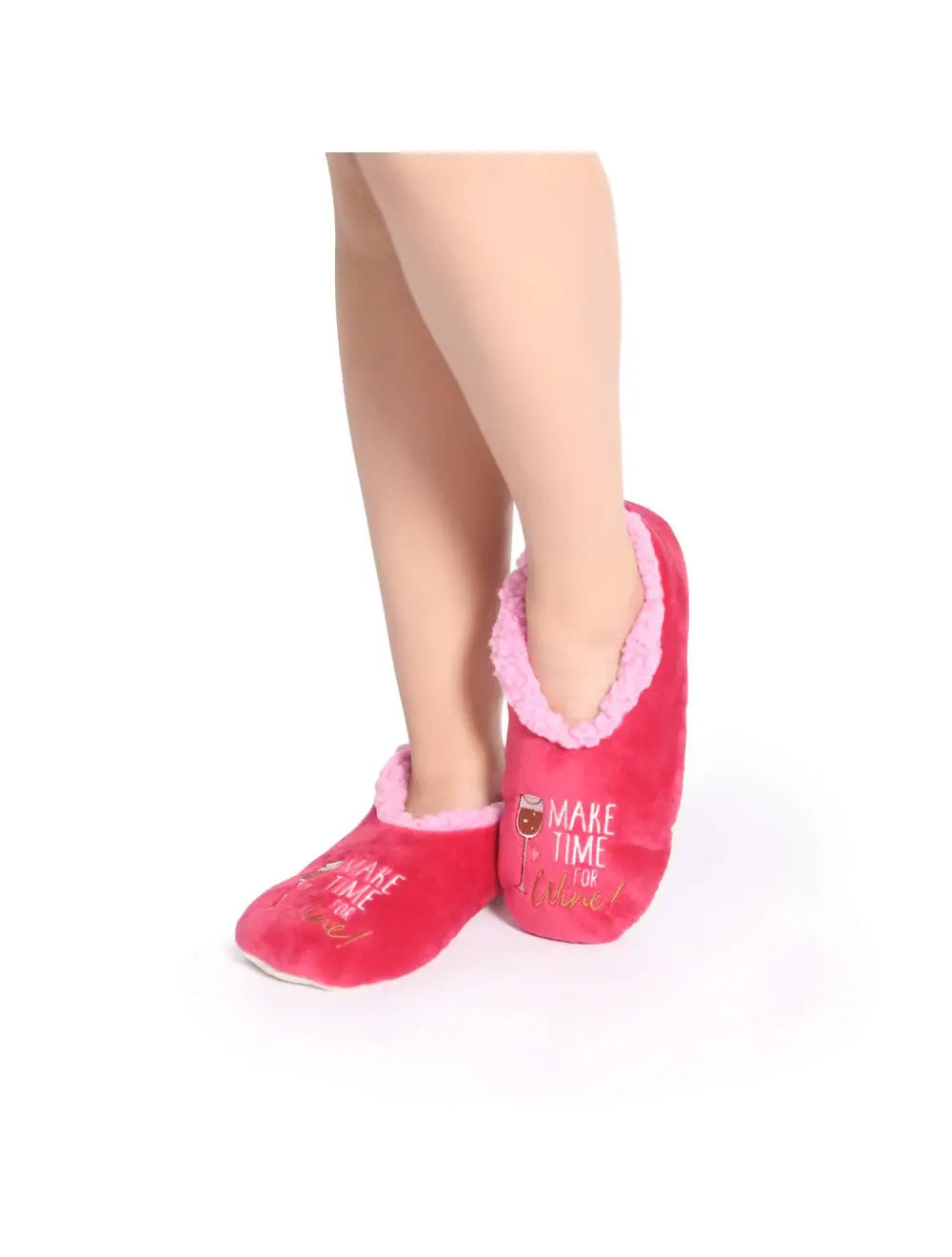 SnugUps Women's Quote Wine Winter Booties Warm Slippers