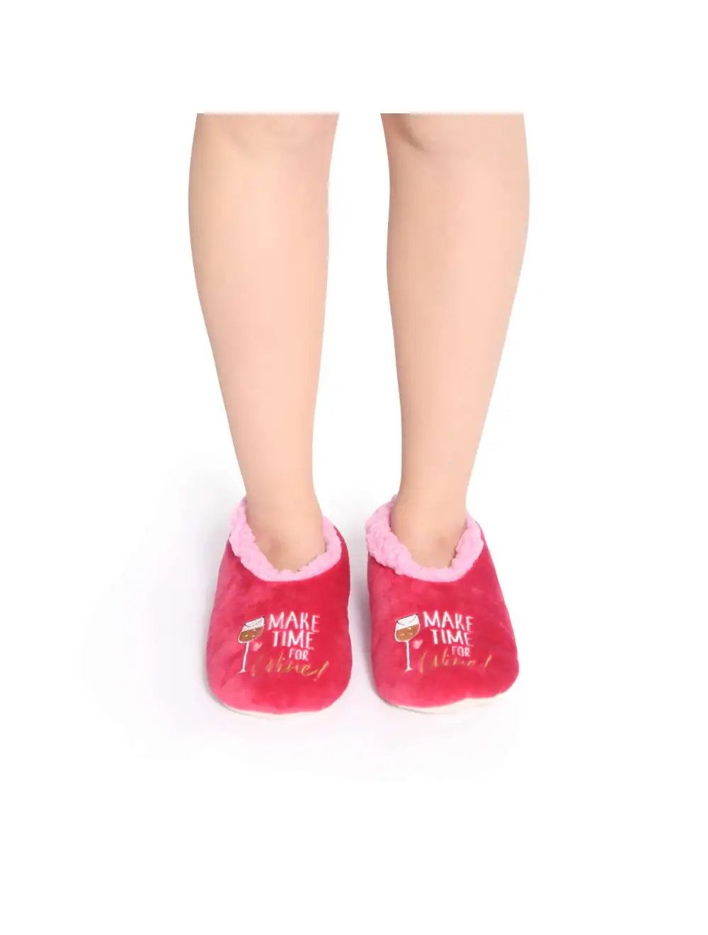SnugUps Women's Quote Wine Winter Booties Warm Slippers
