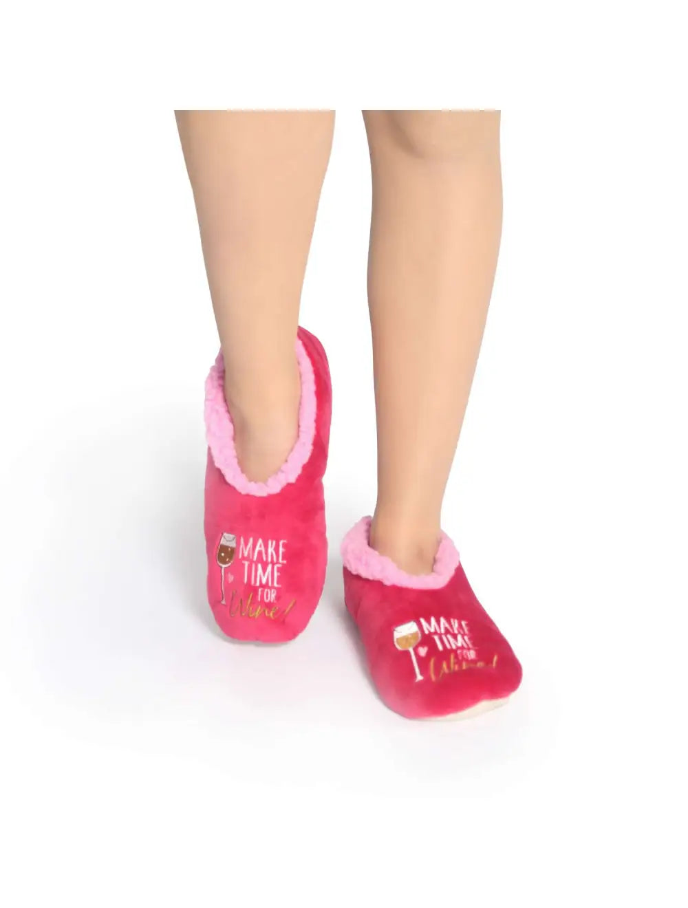 SnugUps Women's Quote Wine Winter Booties Warm Slippers