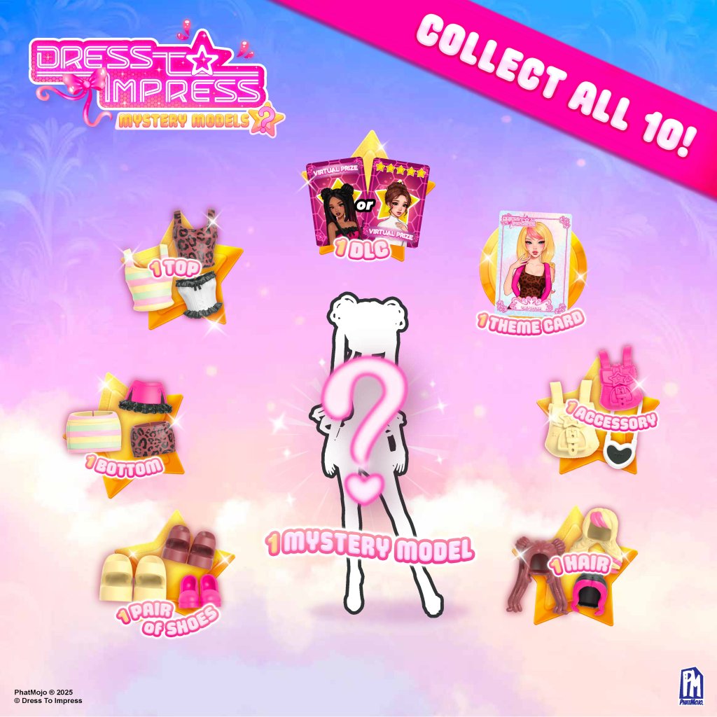 Dress to Impress - Mystery Model Dolls - Series 1 with DLC code