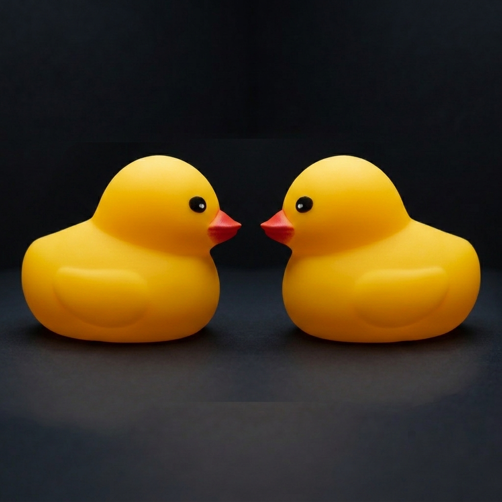 Squishy Jumbo Sitting Duck 11cm x 11cm, Jumbo Squishy Duck Sensory Toy